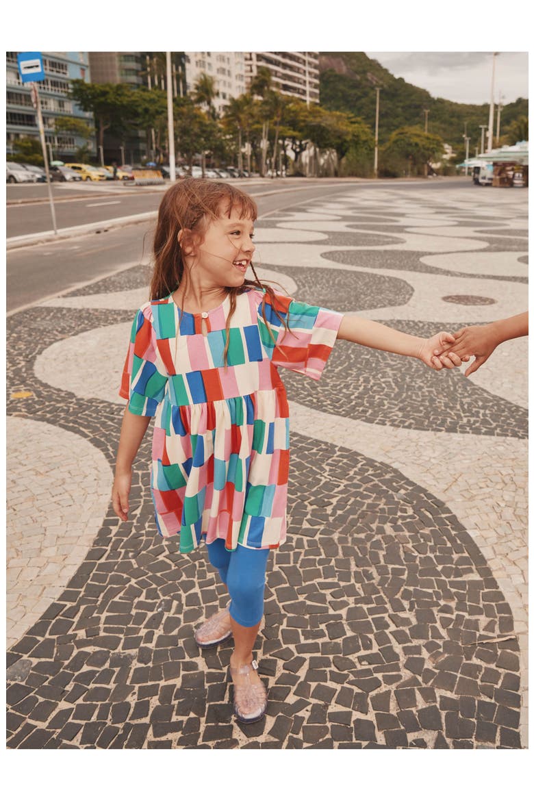 Kaftan Dress, Alternate, color, Copacabana Tile