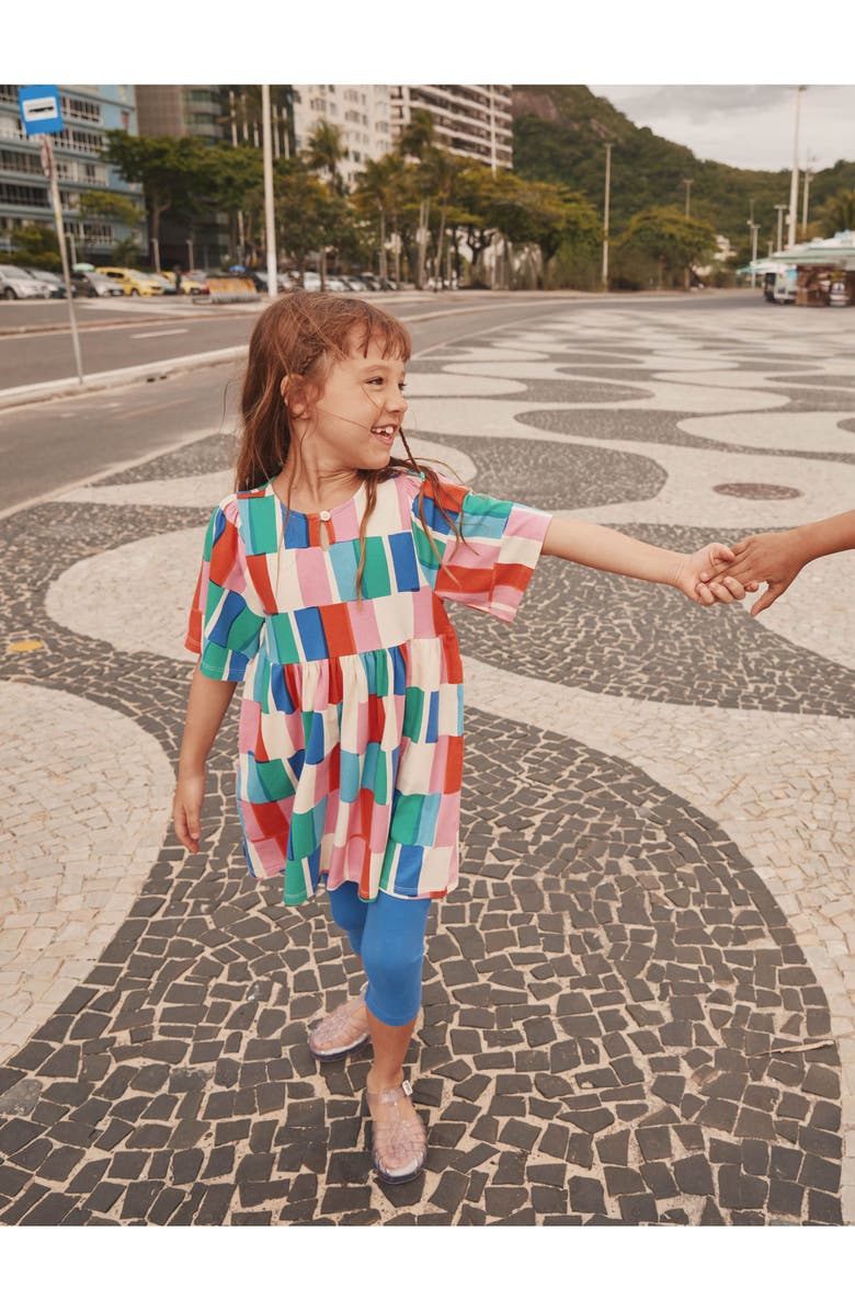 Tea Collection Kaftan Dress, Alternate, color, Copacabana Tile