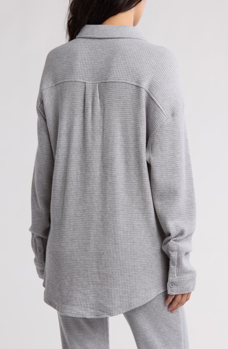 Abound Waffle Knit Shirt Jacket, Alternate, color, 