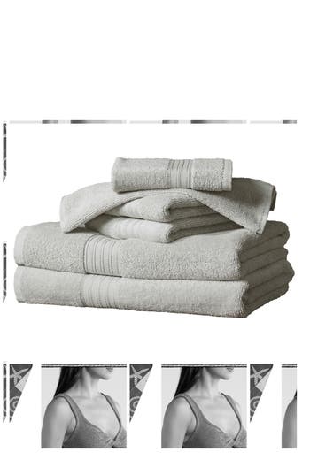 Woven & Weft 6-piece Cotton Bath Towels