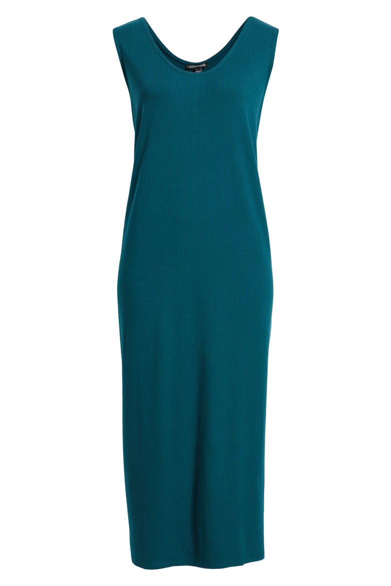 Sleeveless Shift Dress, Alternate, color, KELP