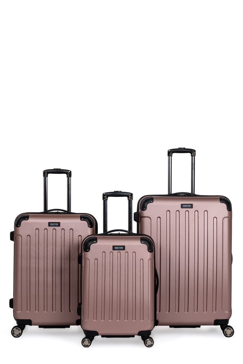 Renegade 3-Piece Lightweight Hardside Expandable Luggage Set, Main, color, ROSE GOLD