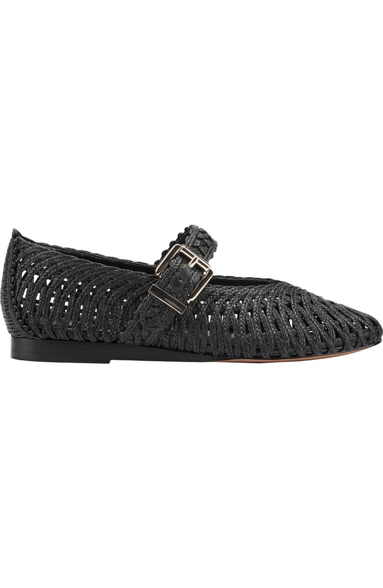 Marc Fisher LTD Emillia Mary Jane Flat, Alternate, color, Black