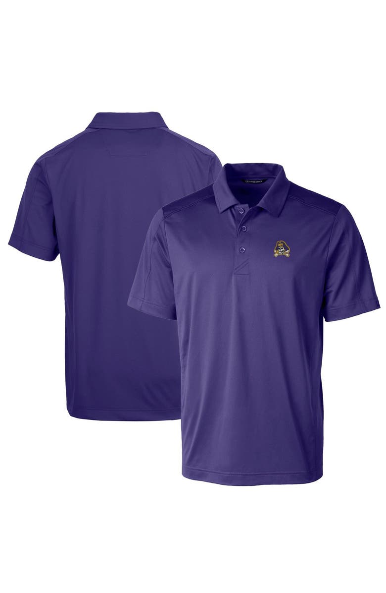 Cutter & Buck Men's Cutter & Buck Purple ECU Pirates Big & Tall Prospect Textured Stretch Polo, Main, color, Purple