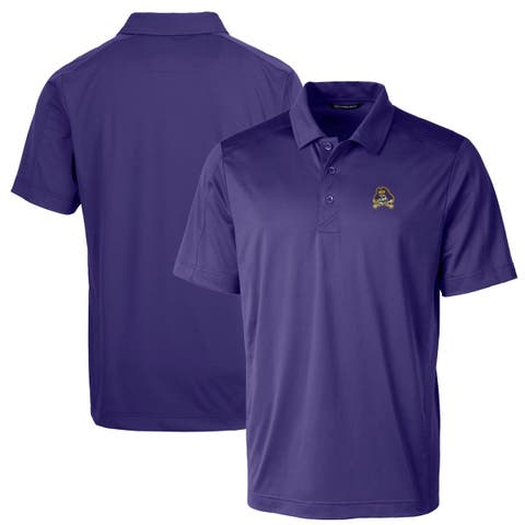 Men's Cutter & Buck Purple ECU Pirates Big & Tall Prospect Textured Stretch Polo