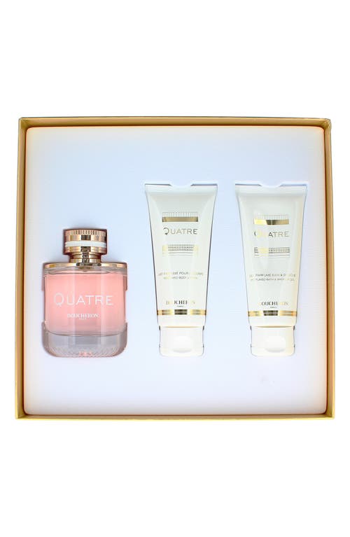Boucheron Quatre Eau De Parfum Set $140 Value In Transparent
