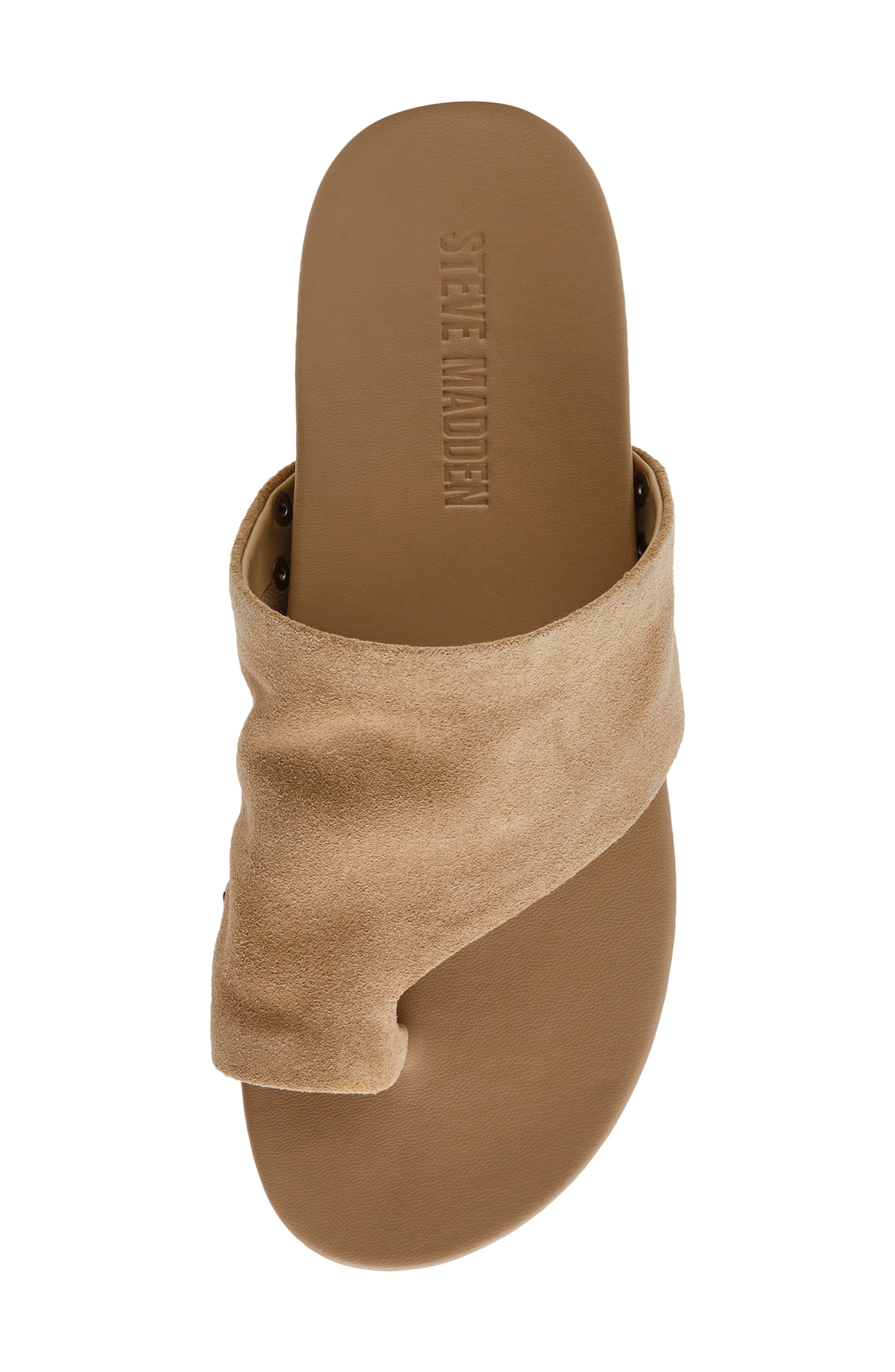Kessey Slide Sandal, Alternate, color, SAND SUEDE