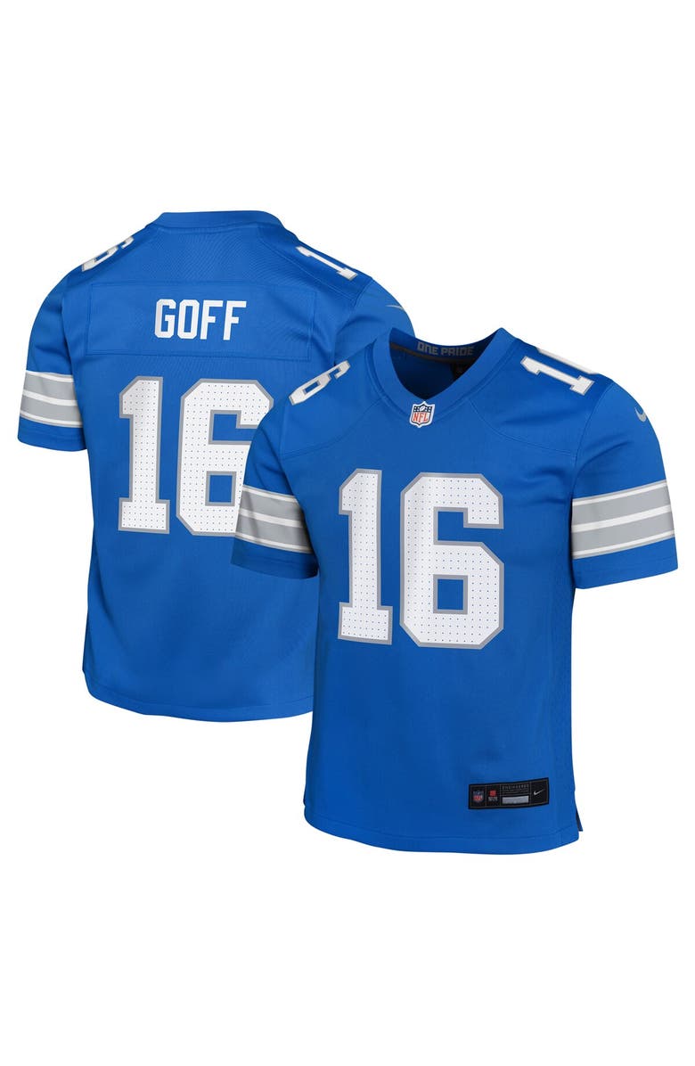 Nike Youth Nike Jared Goff Blue Detroit Lions Team Player Game Jersey, Main, color, Blue