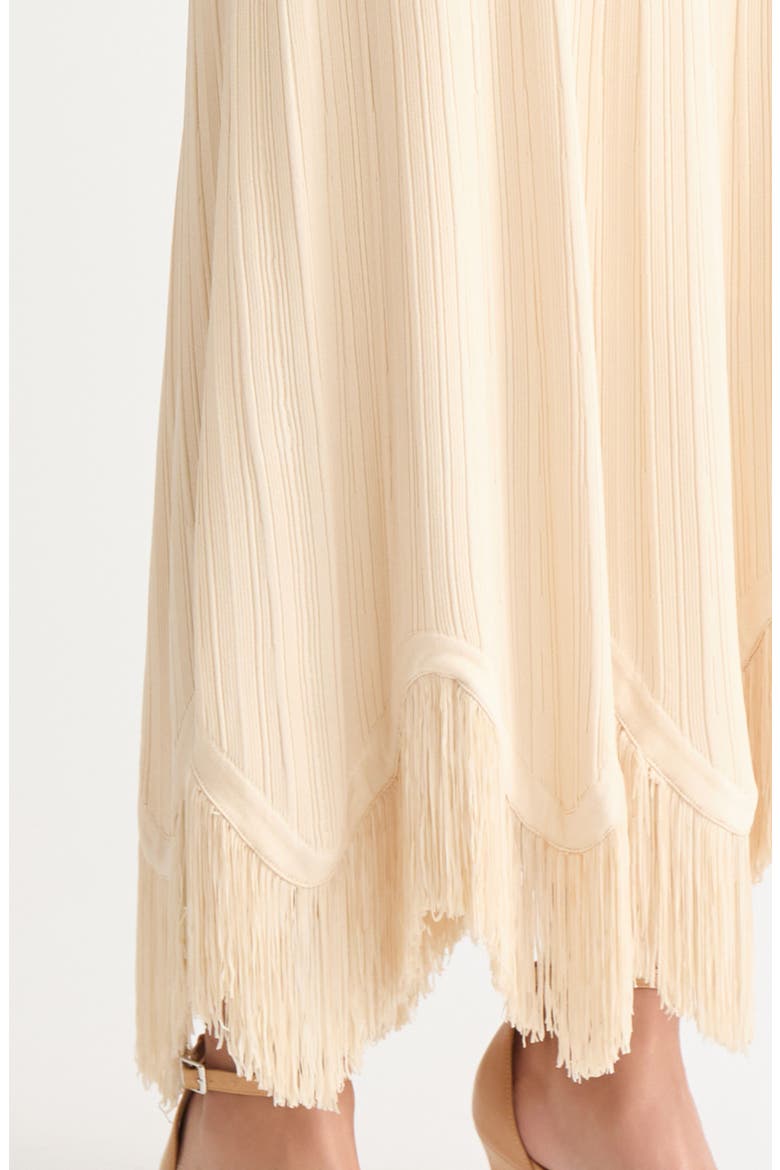 x Lani Lynn Fringe Knit Skirt, Alternate, color, PEARL