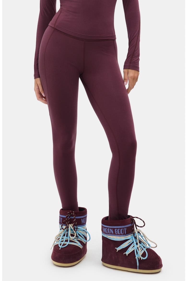 Ruth Base Layer Leggings, Main, color, GLAZED CHERRY