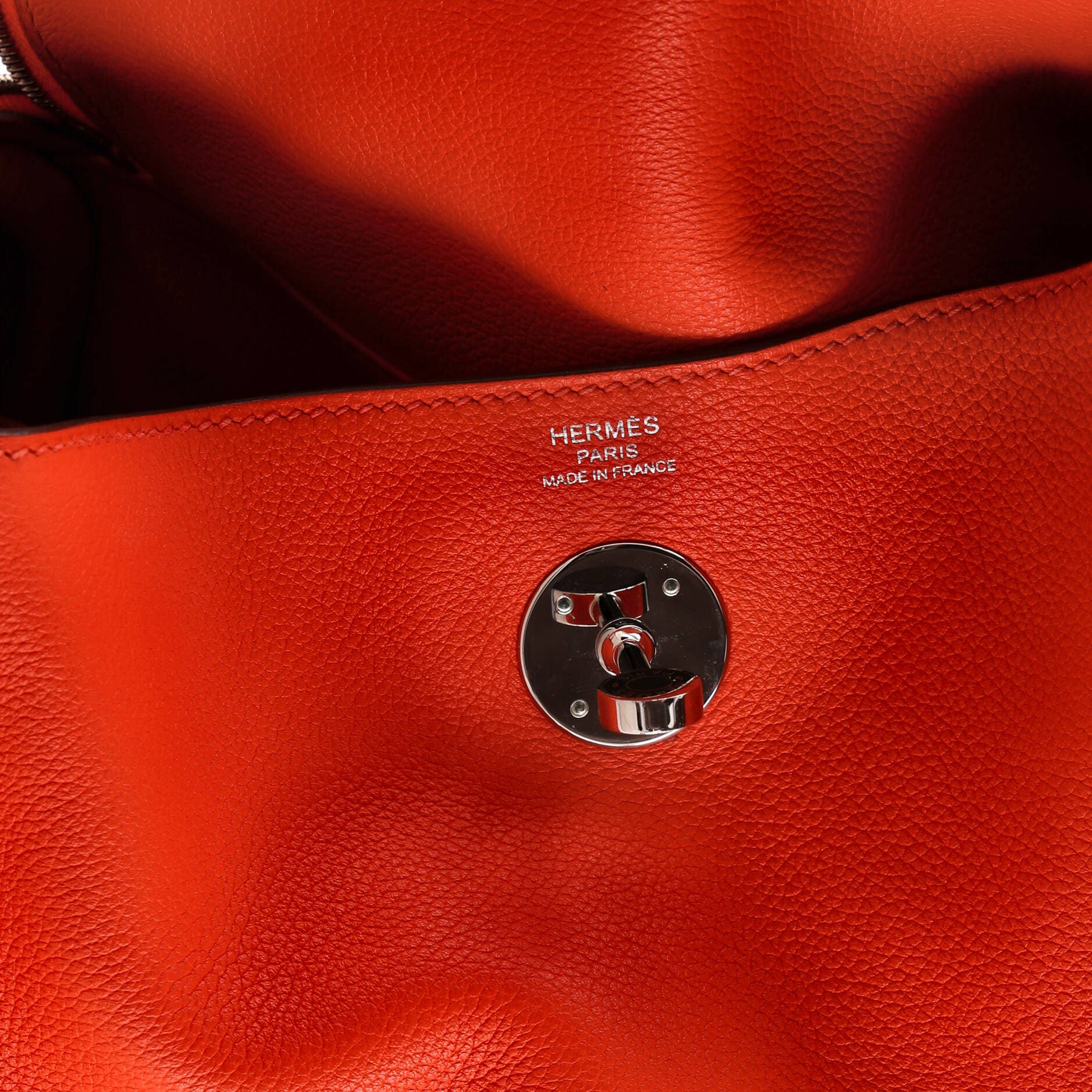 Pre-Owned Hermes Lindy Bag Evercolor 26, Alternate, color, Orange Poppy