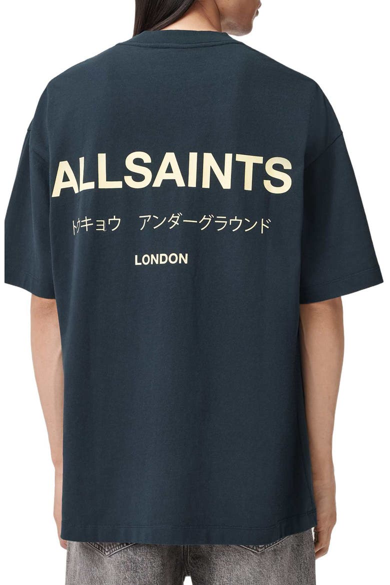 Underground Oversize Graphic T-Shirt, Alternate, color, MOONLIT BLUE