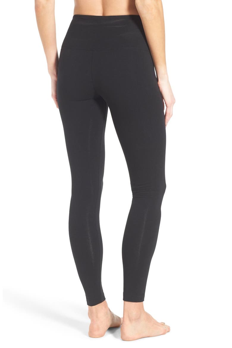 Lyssé Control Top High Waist Leggings, Alternate, color, BLACK