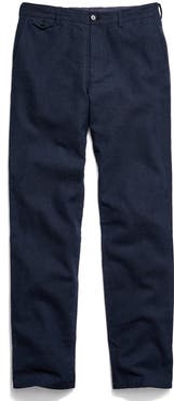 Billy Reid Flat Front Linen & Cotton Pants