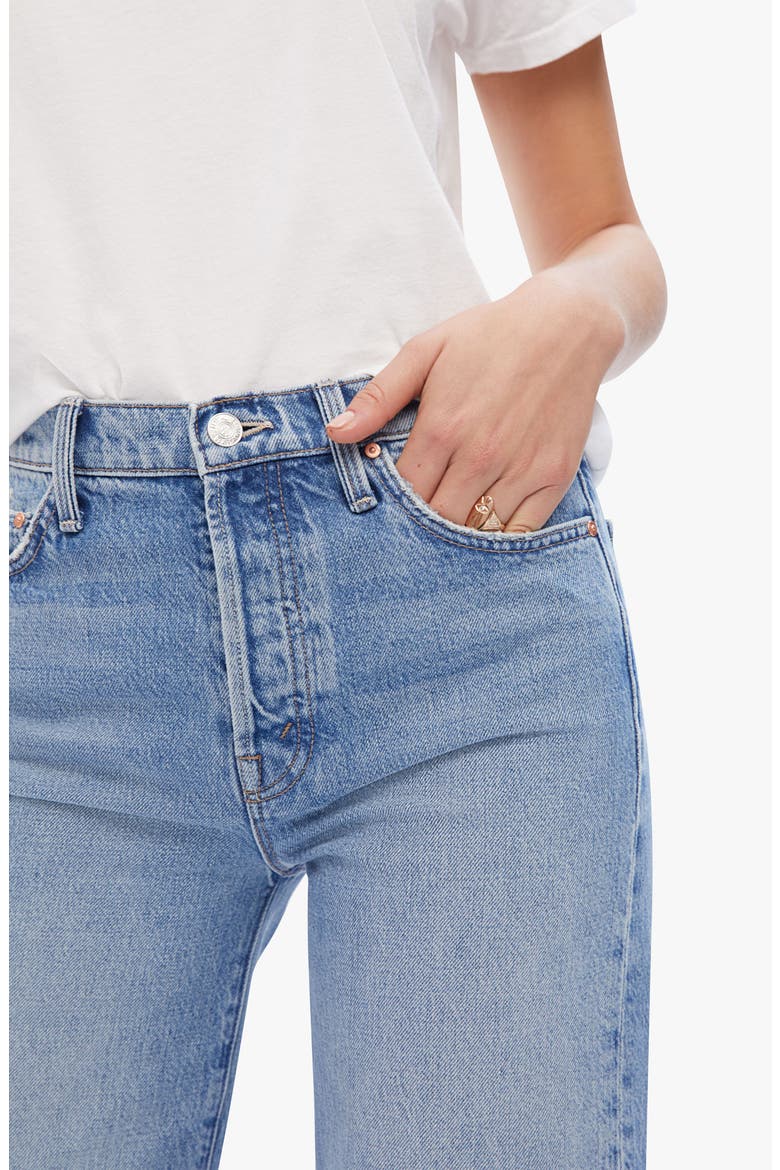 Tomcat Roller High Waist Chew Hem Wide Leg Jeans, Alternate, color, LOOK BEFORE YOU LEAP