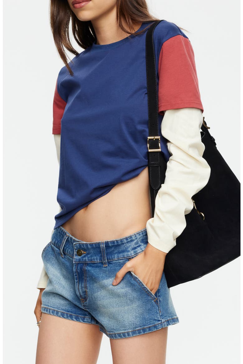 The Brass Layered Long Sleeve T-Shirt, Alternate, color, TWILIGHT