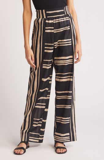 Rails Brendon Stripe Pull-On Wide Leg Pants