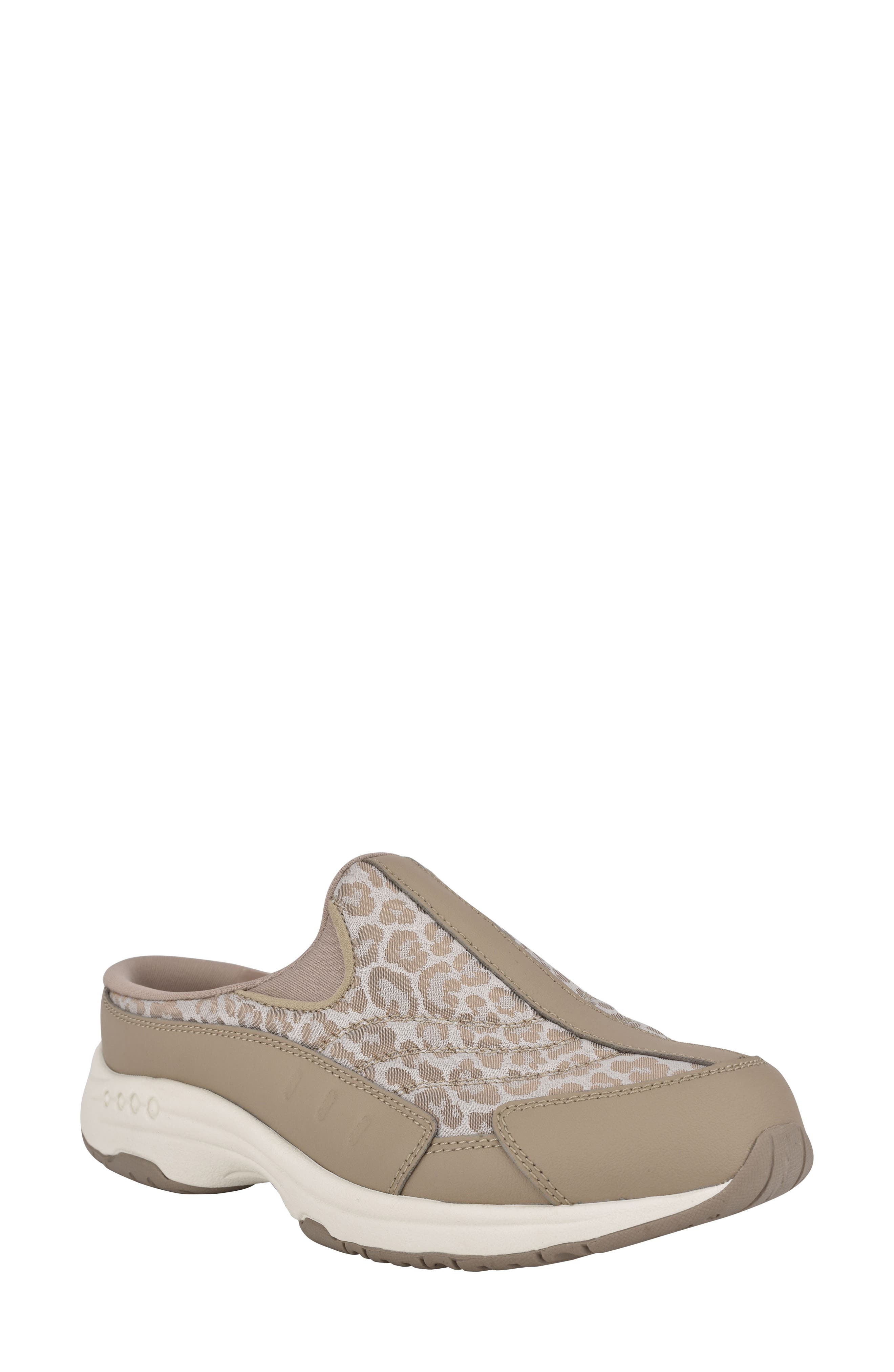 Travel Time Sneaker Mule - Wide Width Available, Main, color, LIGHT TAUPE/ BEIGE MULTI