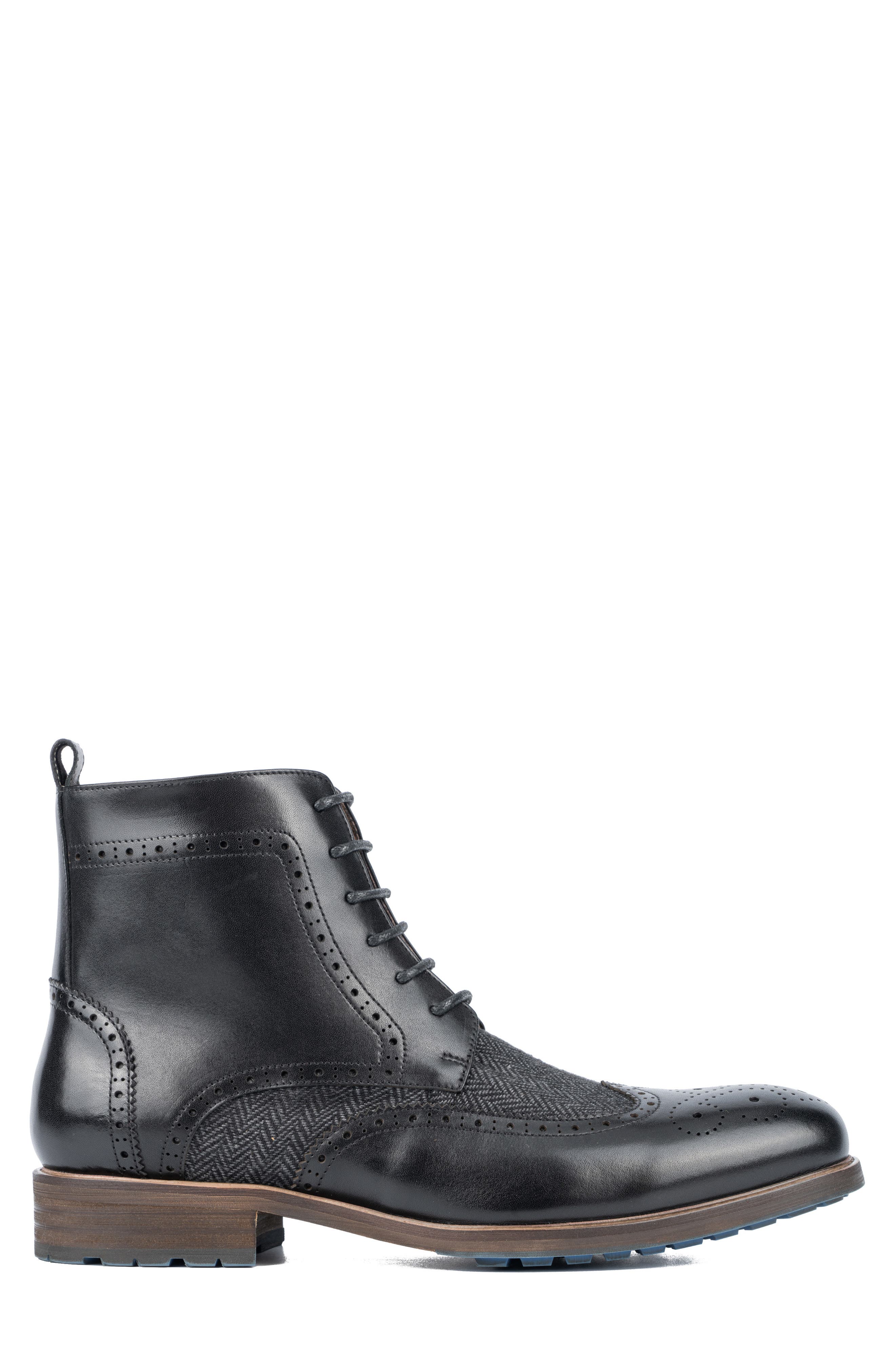 VINTAGE FOUNDRY Flint Herringbone Boot, Alternate, color, Black