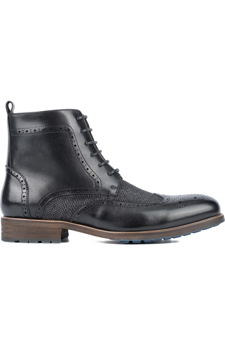 VINTAGE FOUNDRY Flint Herringbone Boot, Alternate, color, Black