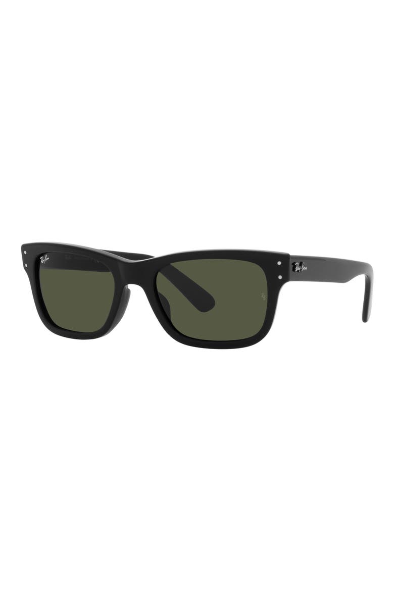 Mr. Burbank 52mm Rectangular Sunglasses, Alternate, color, BLACK