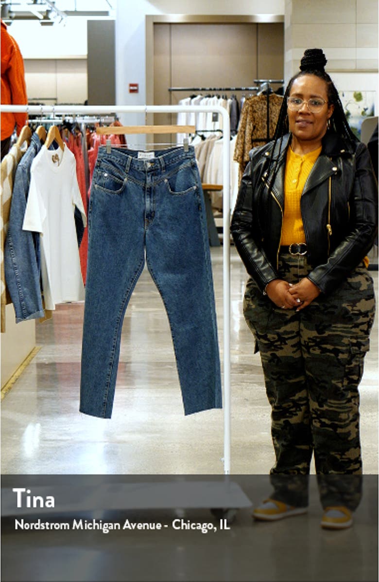 Frankie Double Yoke High Rise Crop Flared Jeans, sales video thumbnail