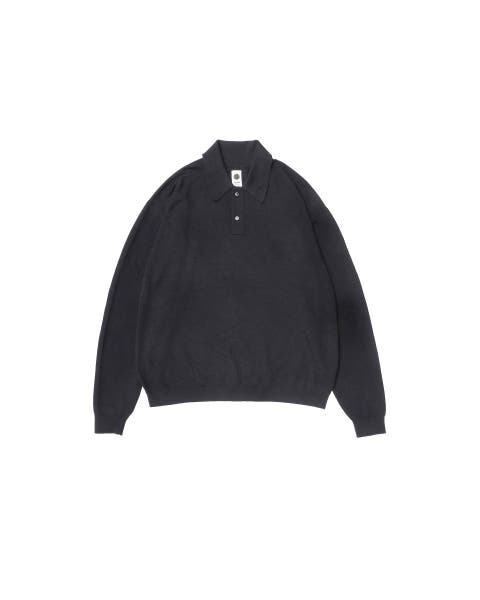 Lightweight Knit Polo Sweater