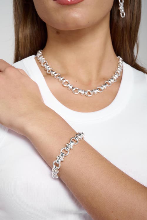 Tutti & Co Connect Bracelet In Silver