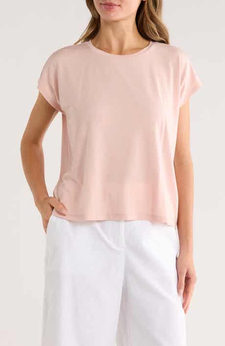 Eileen Fisher Short Sleeve Tencel® Lyocell T-Shirt