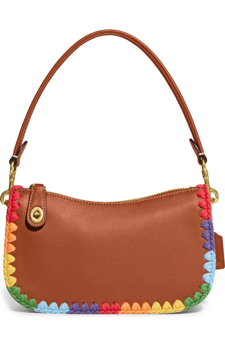 COACH Pride Swinger 20 Leather Shoulder Bag, Main, color,