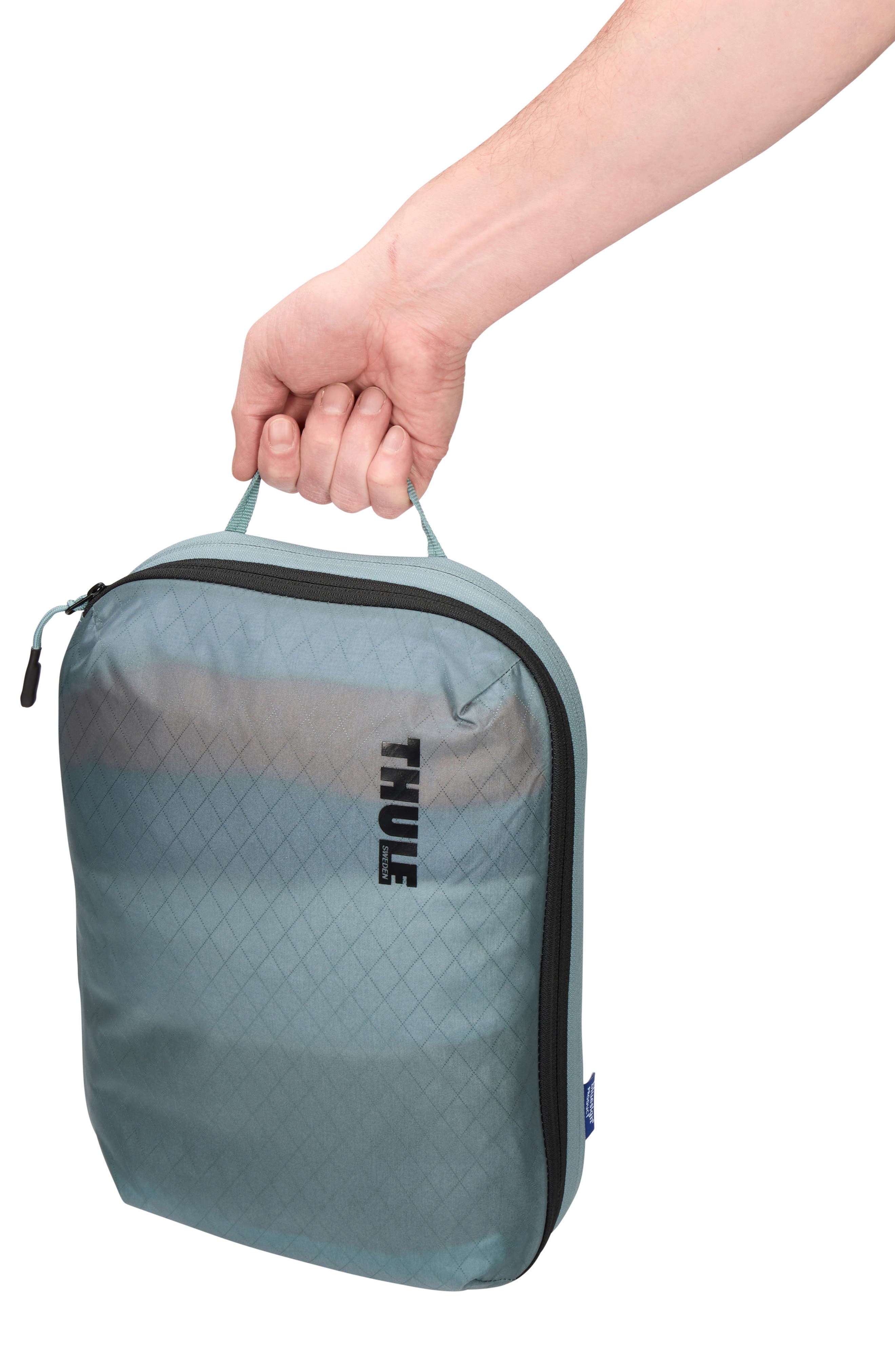 Thule Medium Compression Nylon Ripstop Packing Cube, Alternate, color, Pond Gray