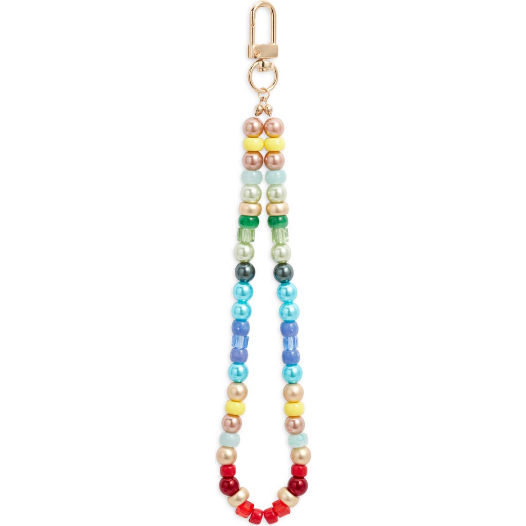 Bp. Beaded Phone Wrist Strap Charm In Multi