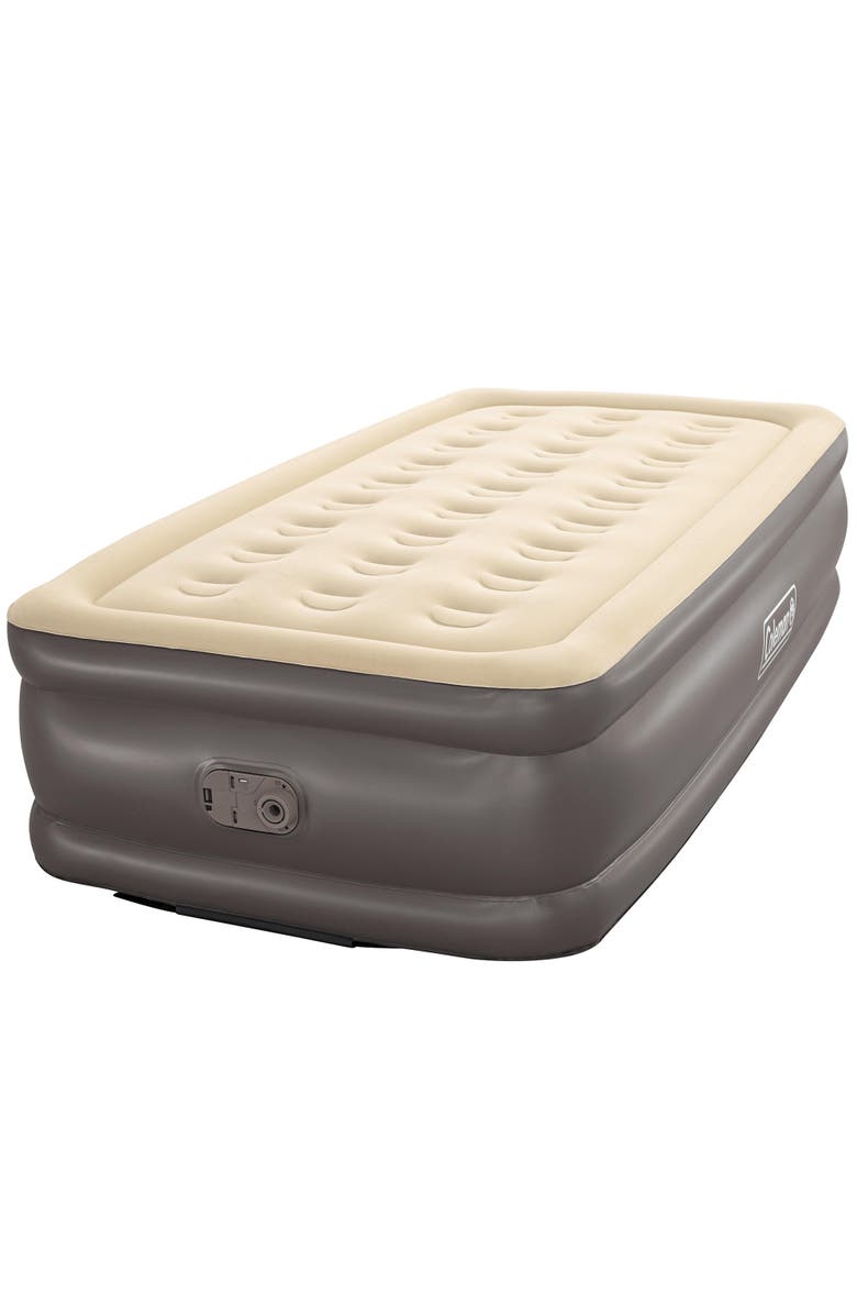 Coleman GuestRest 18 Inch Air Mattress, Twin, Main, color, Gray