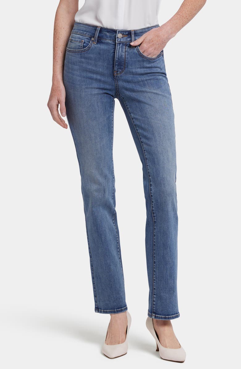 NYDJ Marilyn Cool Embrace Straight Leg Jeans, Main, color, Majorca Bay