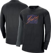 Nike Men's Nike Black Phoenix Suns Courtside Versus Flight MAX90 Long Sleeve T-Shirt