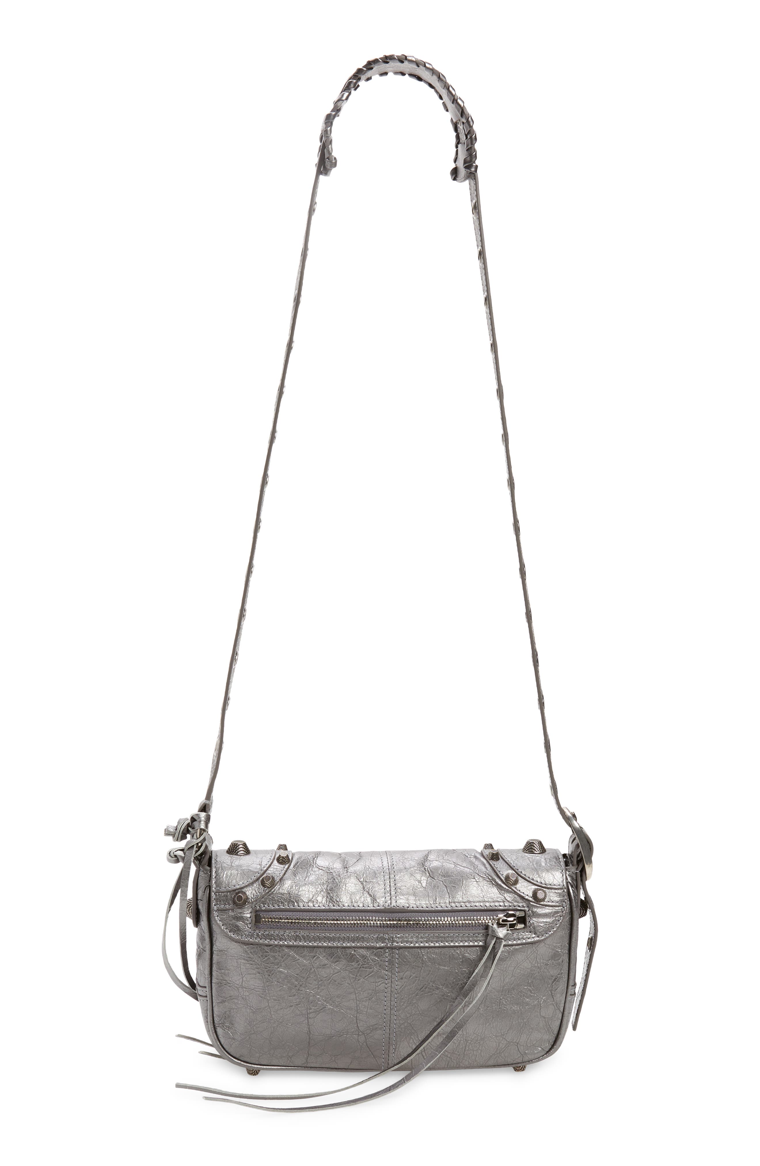 Balenciaga Le Cagole Leather Crossbody Bag, Alternate, color, 