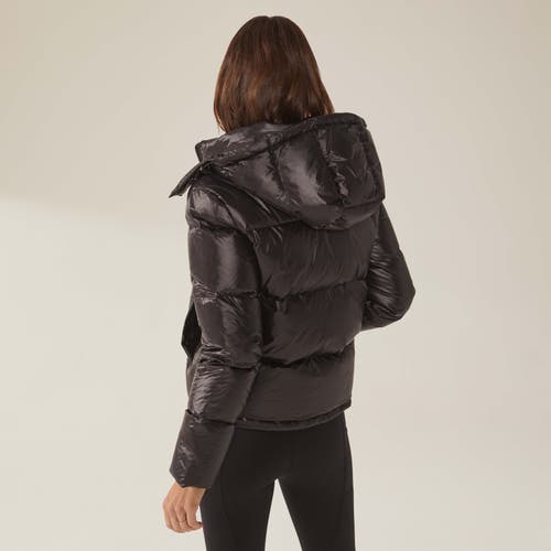Italic Adeline Hooded Down Puffer Jacket In Cream