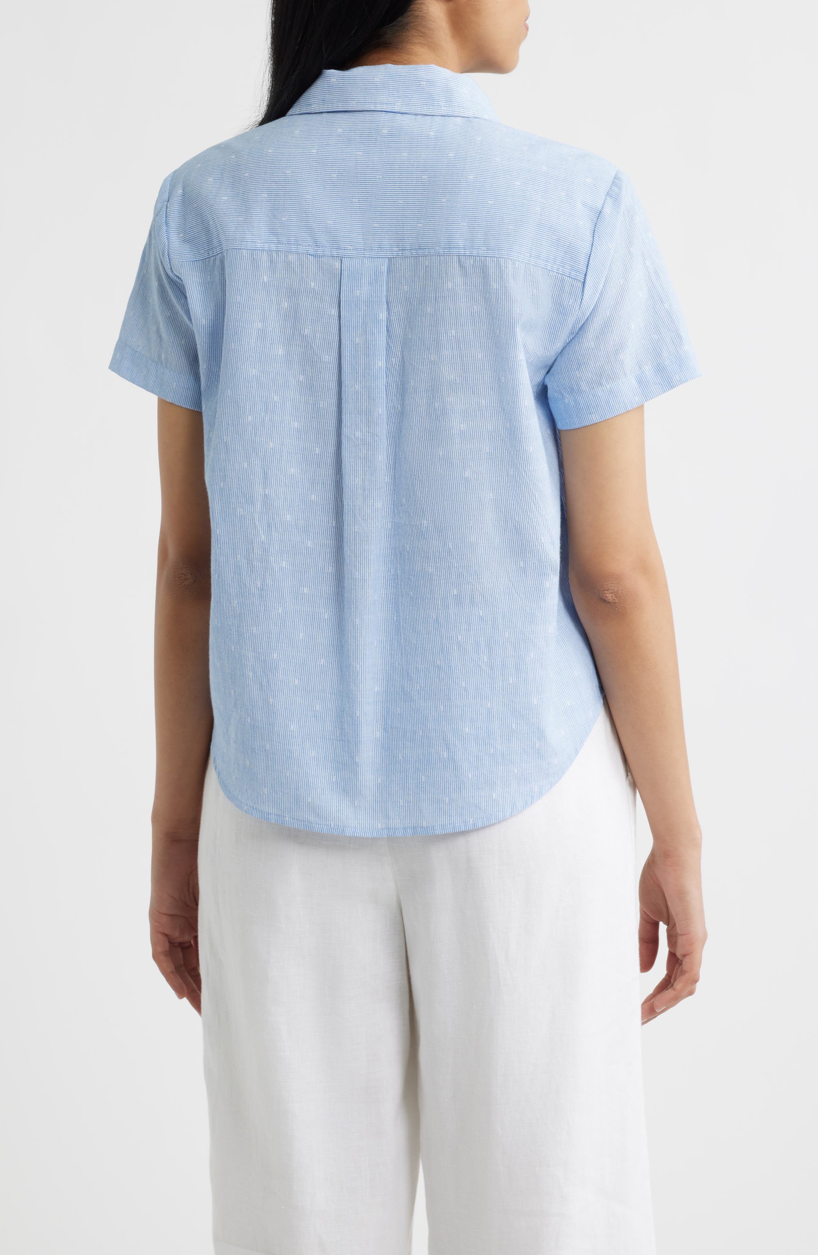 Pinstripe Woven Shirt - image 2