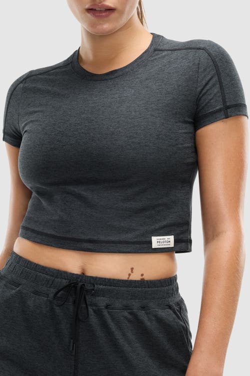 Peloton Dreamblend Baby Tee In Gray