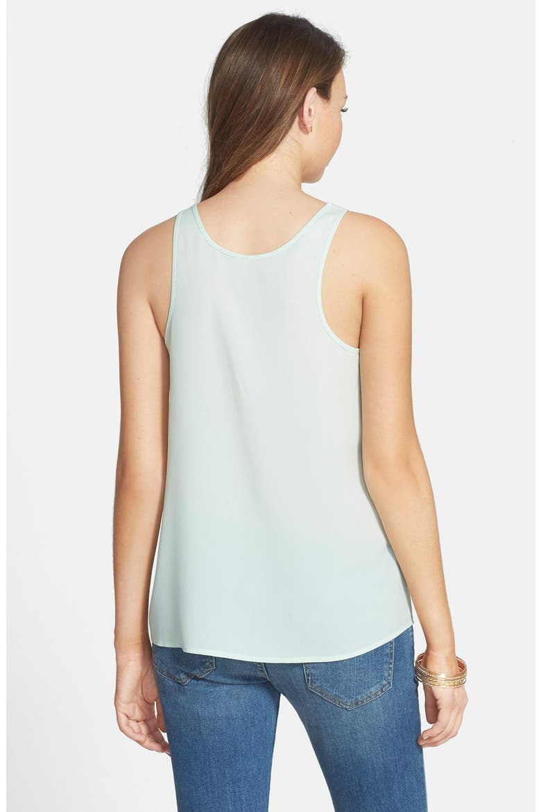 Frenchi® Woven Swing Tank, Alternate, color, GREEN PLACID