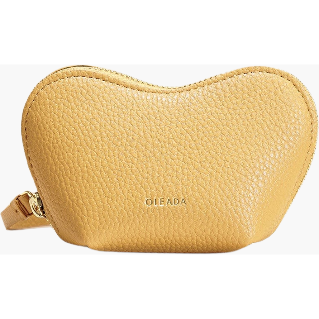 Oleada Mini Le Coeur Pouch In Yellow