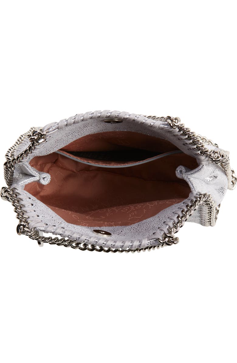 Stella McCartney Tiny Falabella Shaggy Deer Faux Leather Tote, Alternate, color,