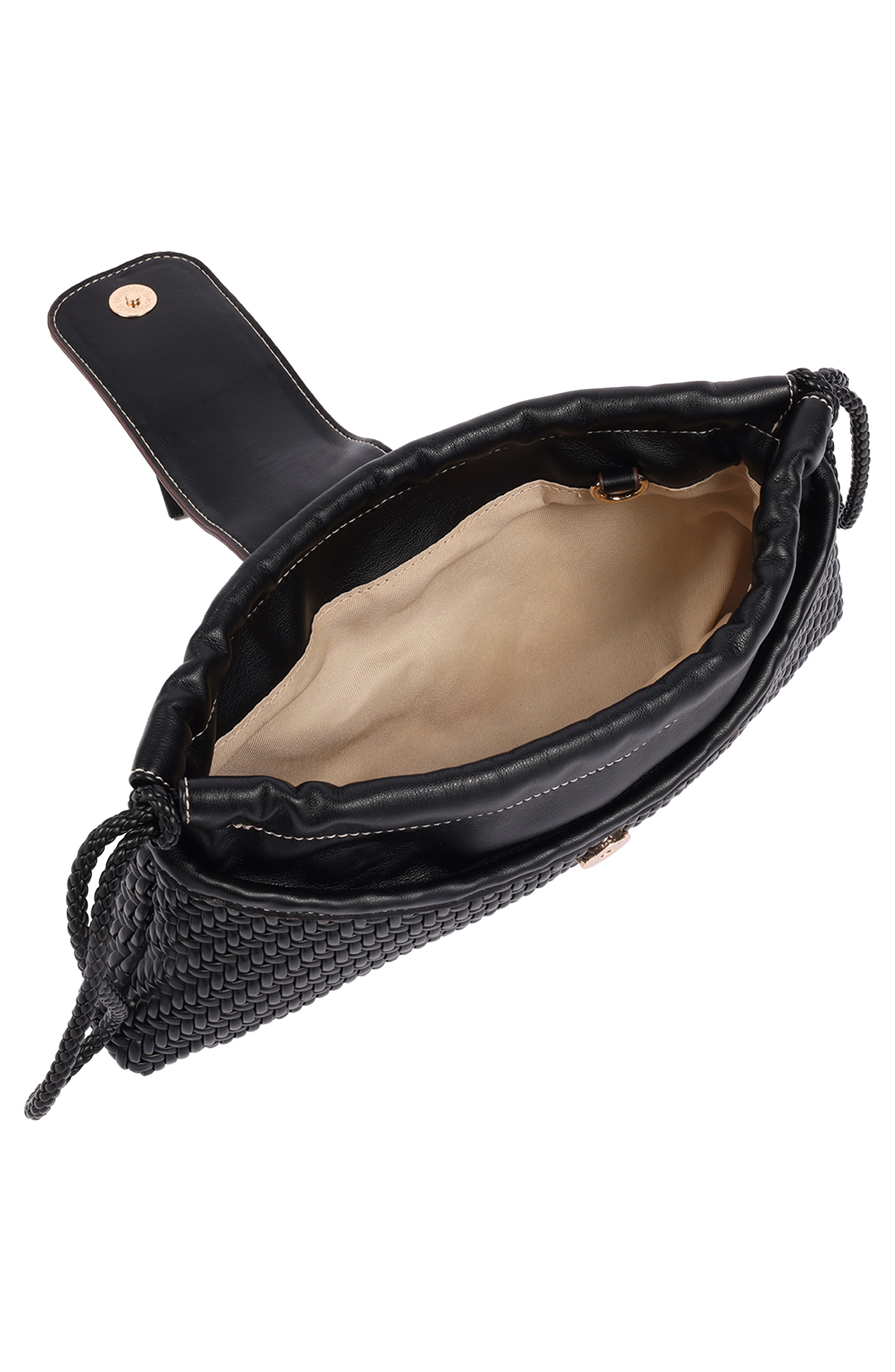 Leopard Band Shoulder Bag, Alternate, color, BLACK