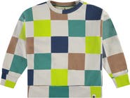 Stains and Stories by Babyface Multi-Color Check Sweatshirt