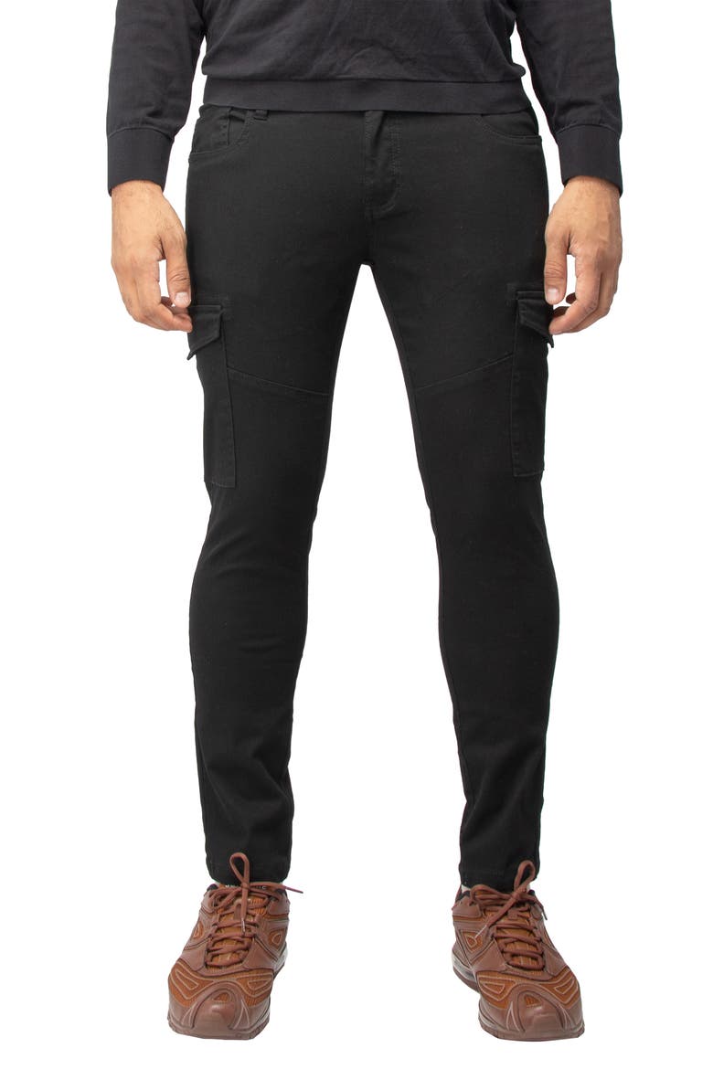Commuter Cargo Chino Pants - 30-32" Inseam, Main, color, BLACK