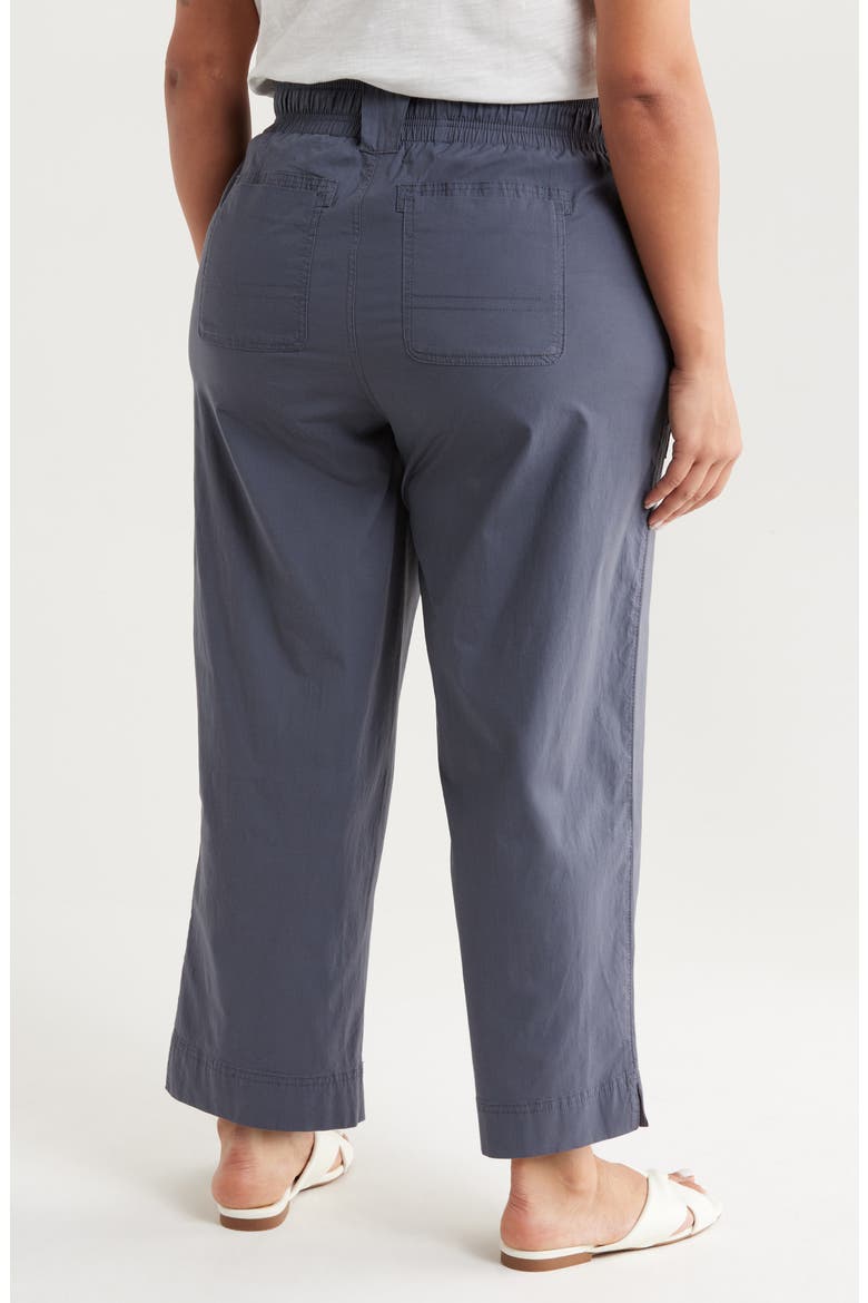 Skyrise Patch Pocket Straight Leg Pants, Alternate, color, SHADOW