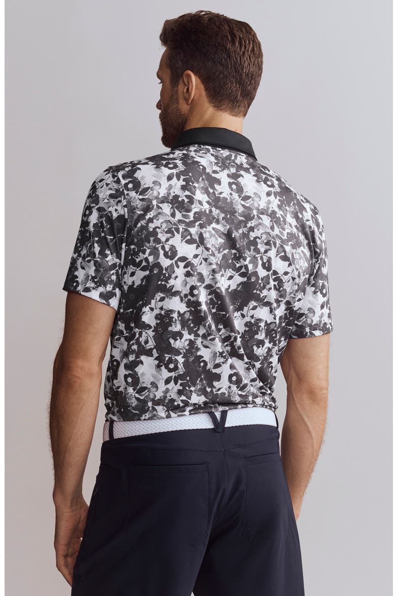 Floral Performance Golf Polo, Alternate, color, SLEET GRAY FLORAL CAMO