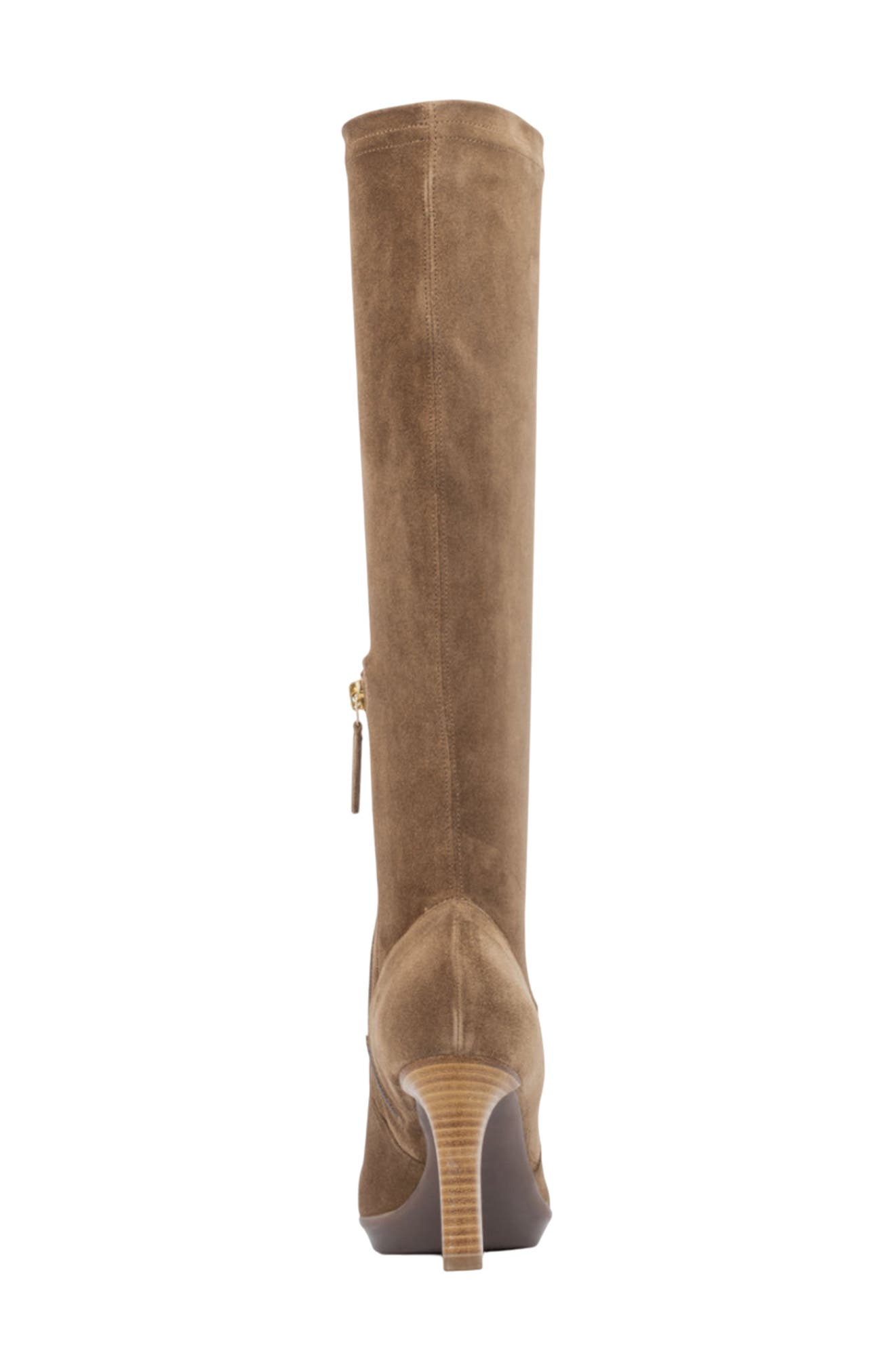 Rhumba Weatherproof Knee High Boot, Alternate, color, CHAMPAGNE SUEDE