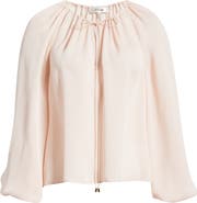 FRAME The Balloon Silk Top