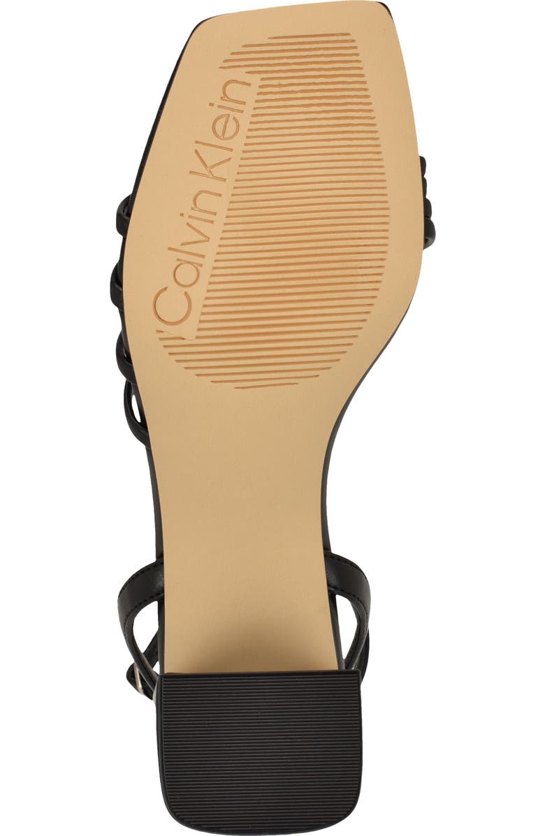 Calvin Klein Pazey 2 Ankle Strap Sandal, Alternate, color, Black